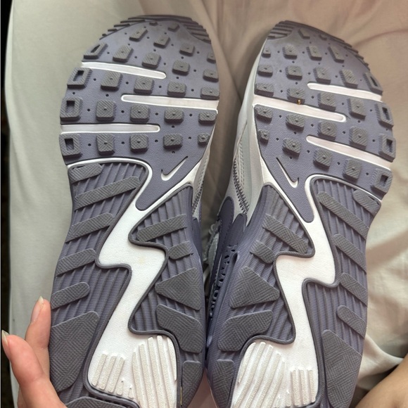 Nike Air Max White and Purple Sneakers - Picture 3 of 8